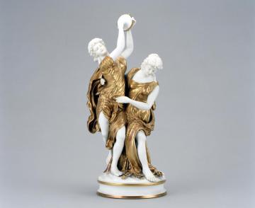 image of『Ornament, "The Lady", Kowa-toki co. ltd., Seto and Owari-asahi ware. Gift of the worker.』